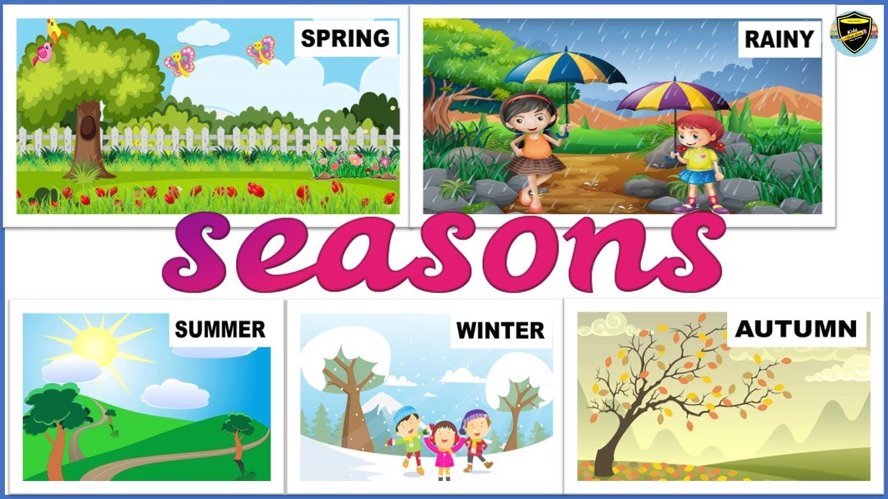 Ответы времена года все. Времена года на английском. Seasons for Kids. Seasons in English for Kids. Seasons and weather for Kids.