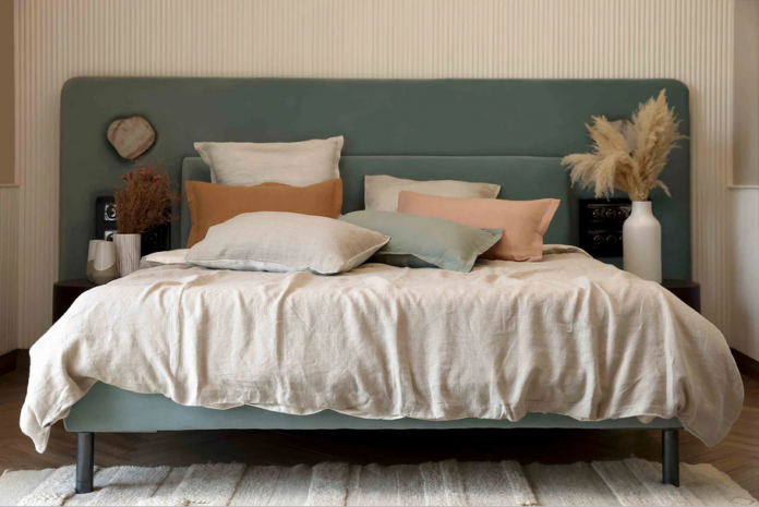 modern linen bedding