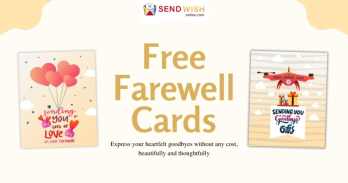 It's Goodbye: Designing Online Farewell Cards.